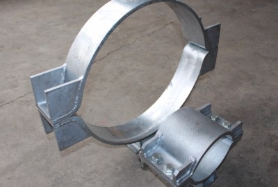 PIPE SUPPORTS FOR INDUSTRIAL PLANTS, HOT DIP GALVANISED