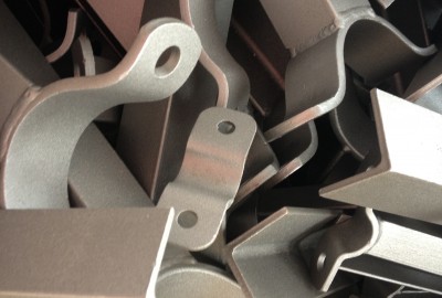 SHOTBLASTED PIPE SUPPORTS